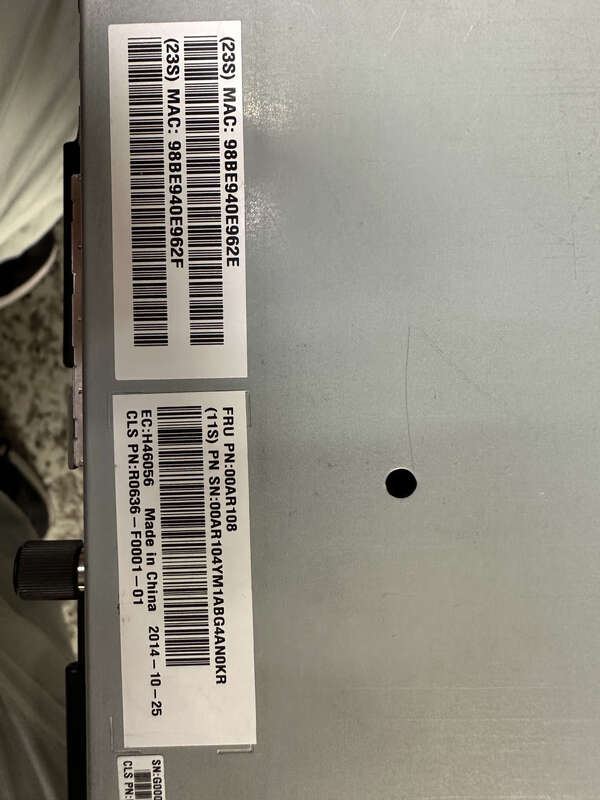 Original IBM V3500 V3700 V5000 storage controller provides test report installation and debugging