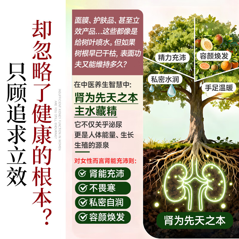 NHP female kidney tonifying female estrogen hormonal rapid intravenous female special sexual function indifference quick desire effect wangxing medicine female 60 capsules