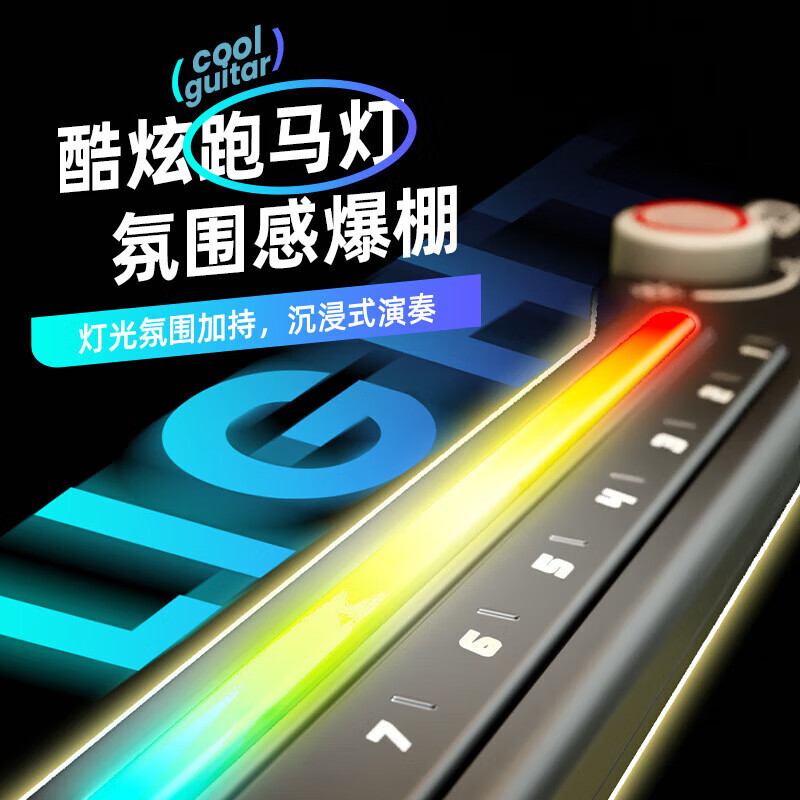 New Multifunctional Guitar Simulation Stringless Foldable Bluetooth Connected Smart Bass Children's Instrument New Year Gift Multifunctional Guitar Bluetooth Version Pink