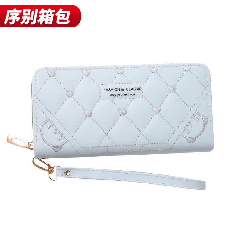 Ye Yu 25 New Hand Wallet Women's Long Zipper Multifunctional Versatile Wallet Large Capacity Mobile Phone Wallet Women's Wallet 001 Brown