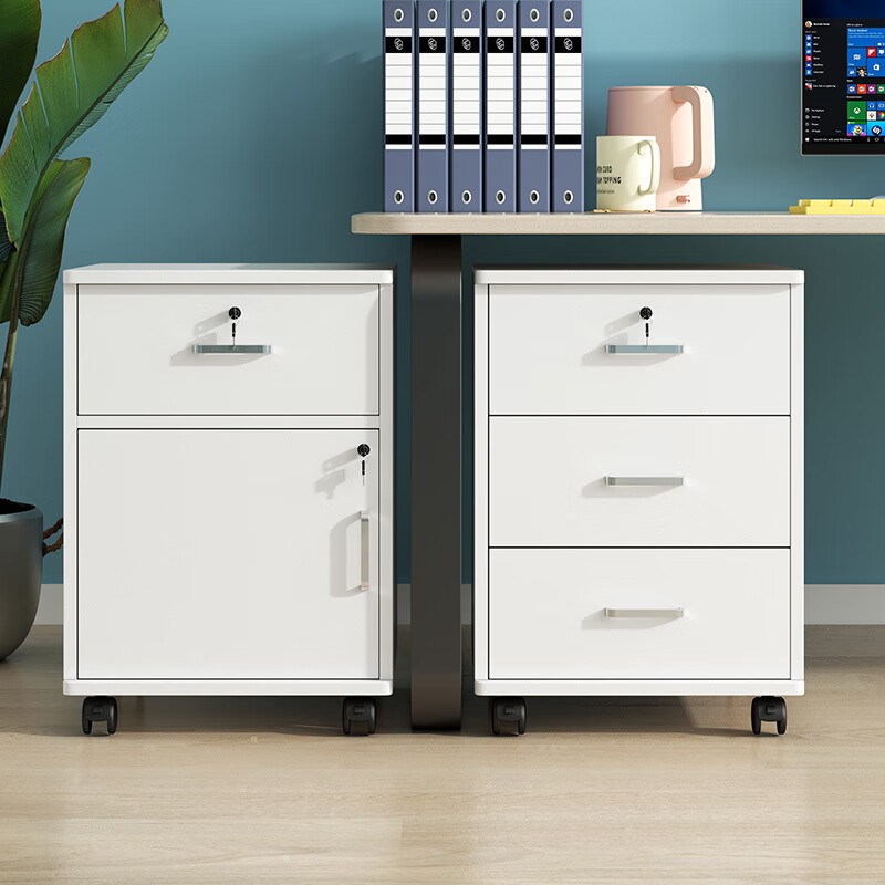 Olin European style file cabinet office under desk low cabinet data cabinet with lock storage cabinet file storage cabinet removable small cabinet