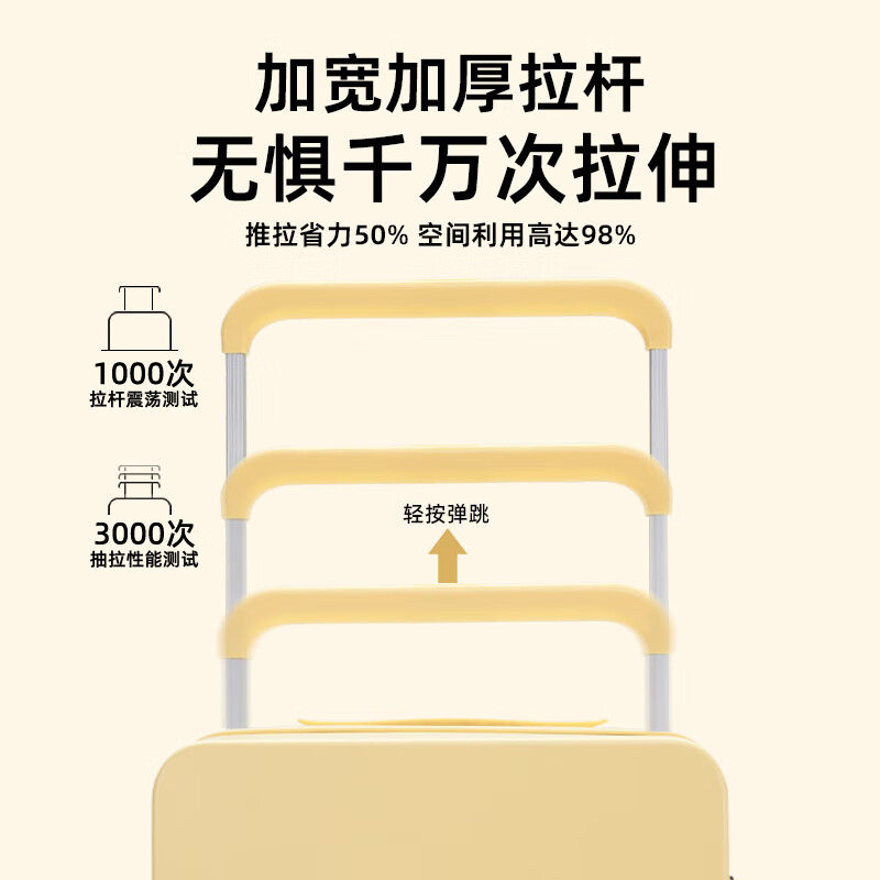 LETOO Official Authentic New Red 20-inch Wide Trolley Wedding Dowry Can Board Password Luggage Trolley Suitcase Red Zipper Box - Size Matching is More Practical 20-inch Can Boarding