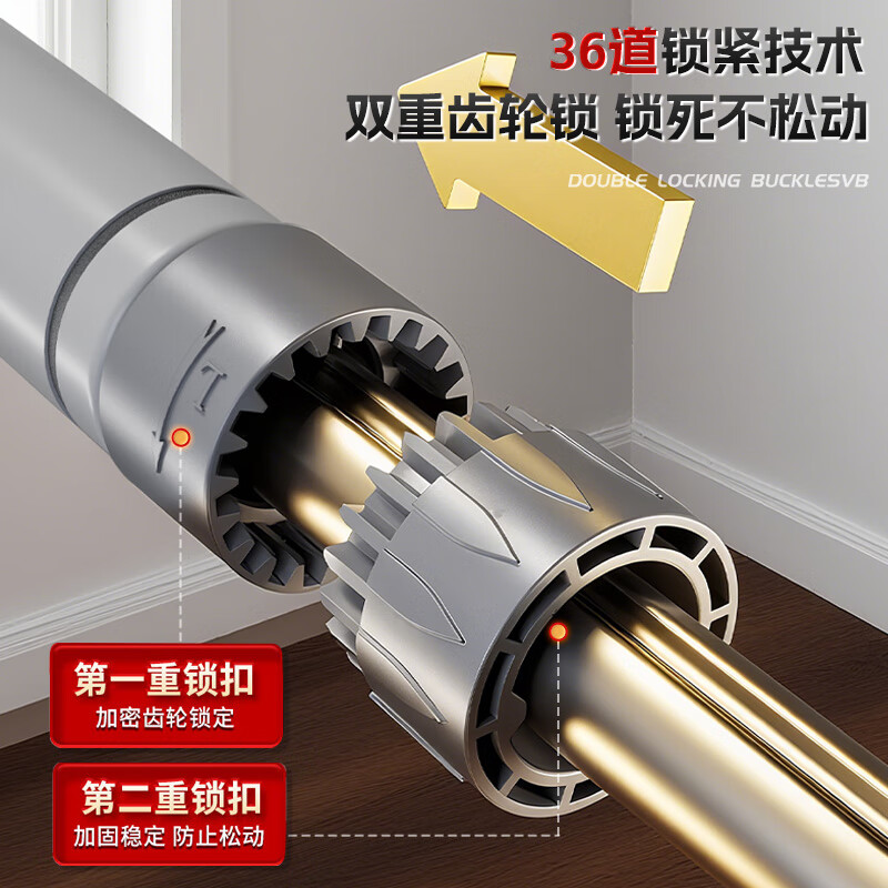 XTEP horizontal bar indoor pull-up device for home use for adults and children without punching, door-mounted fitness equipment, sports lifting power-up ring, three-legged anti-slip-Justable + hanging ring 96-140 Authentic guarantee/10% compensation for fakes