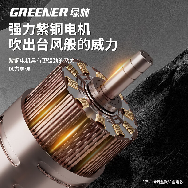 Green Forest 1000w blower blower blower dust gun high-power blower and suction blower infinitely variable speed