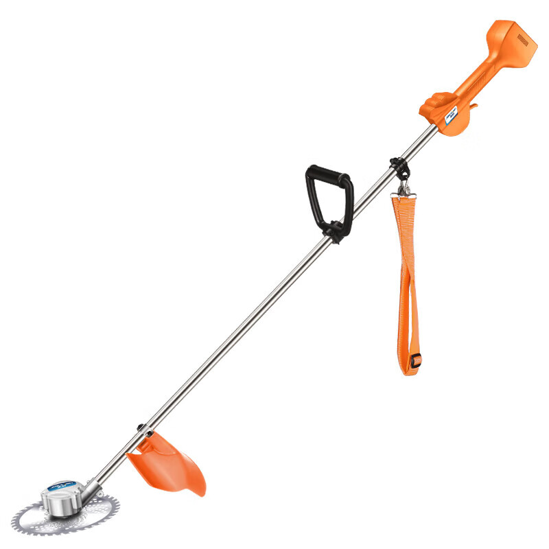 BEYZK brushless electric lawn mower, small lawn mower, agricultural rice harvesting brush cutter, rechargeable multi-functional household weeder, rear brushless 48v20ah lithium battery trimming package, 1300W electronic display