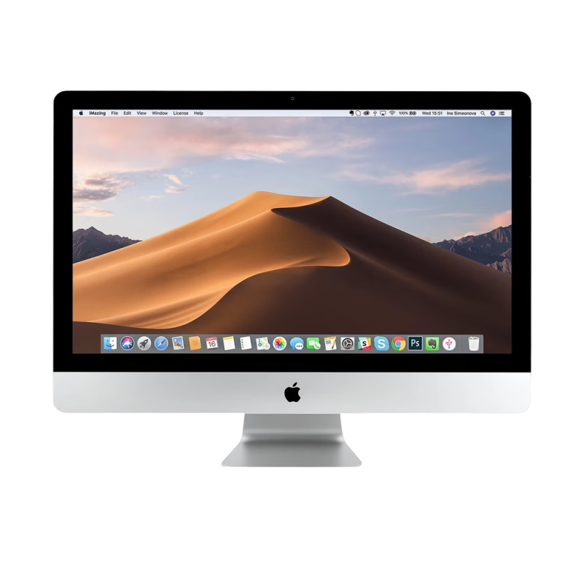 Apple iMac Apple all-in-one computer 95 new i5 office independent display business office game design form document computer online class learning 442-i5 8G 512 21.5 inches