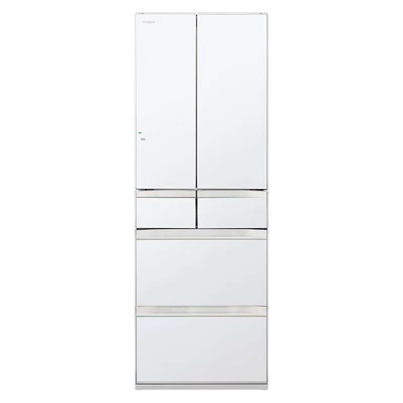 Hitachi (HITACHI) 540L multi-door refrigerator imported from Japan, large capacity, double cycle, no odor, vacuum preservation, automatic ice making, sleep preservation, R-HW540RC, national subsidy, vacuum lock, crystal white