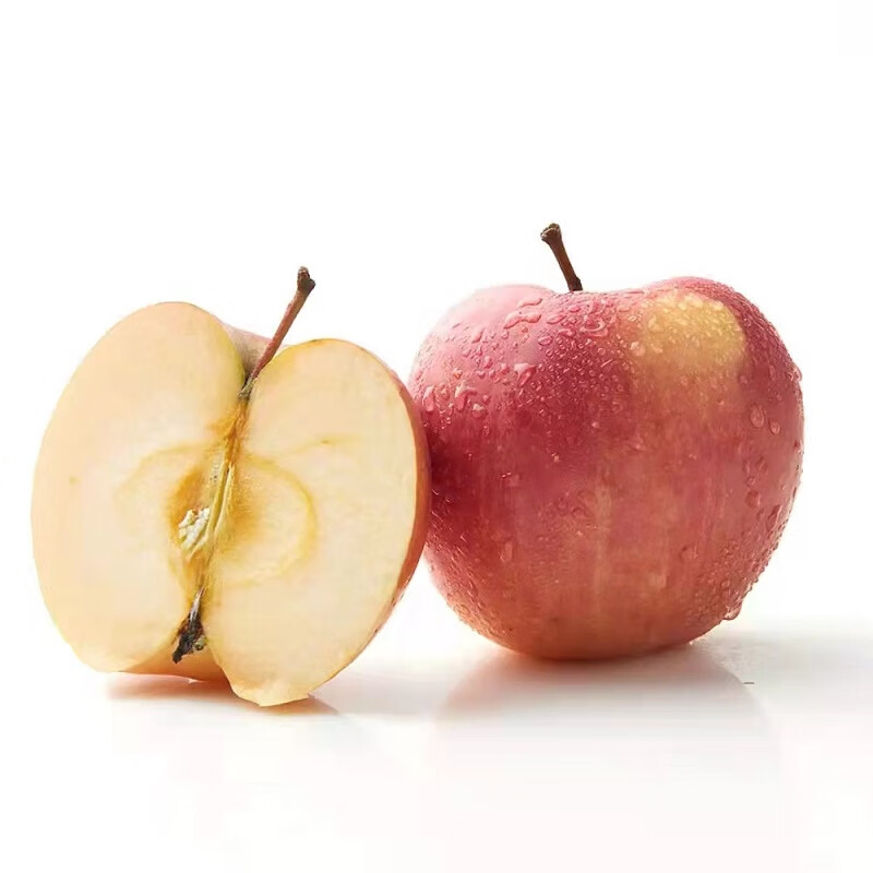 The whole box of Xinjiang Aksu apples is about 2.5kg and the single fruit is 150g+