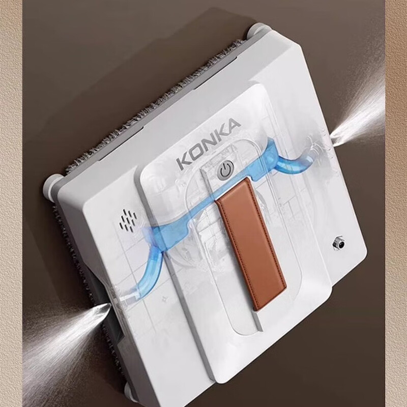 KONKA window cleaning robot fully automatic home intelligent electric high-rise window exterior double-sided glass cleaning and window washing artifact flagship automatic water spray APP smart model AI automatic route planning