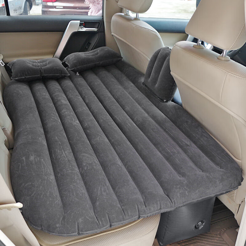 Car inflatable mattress car air mattress car back seat mattress travel bed rear sleeping pad car bed air mattress blue flocking thickened split with file