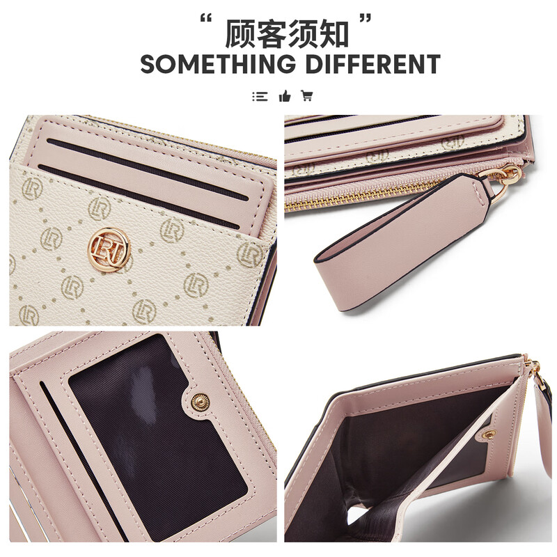 Old lady wallet large capacity short two-fold card holder money note holder clutch bag coin purse birthday gift for girlfriend