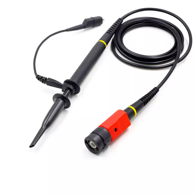 Qiao Bo Lai 20-300MHZ mega oscilloscope test pen probe P10 times oscilloscope high voltage probe oscilloscope probe P6060 (60M/1 10)