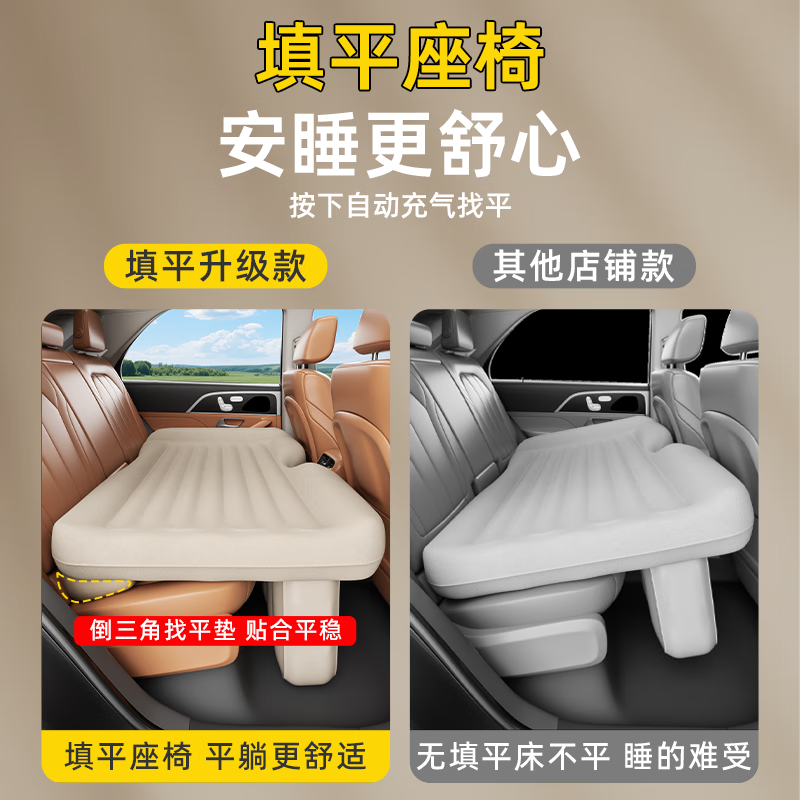 Uncle Snail Thickened Car Rear Sleeping Mat Foldable Sleeping Mat Car SUV Car Mattress Long Distance Rear Sleeping Artifact