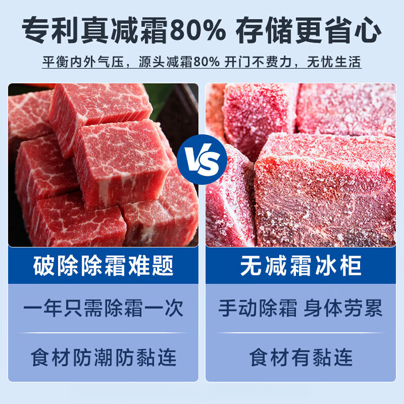 20% subsidy for home appliances Freezer Household Freezer Small Frost-Free Air-cooled First-Class Energy Efficiency Vertical Freezer Dual-temperature Variable Frequency Commercial Refrigeration and Freezing Dual-Purpose Large Freezer Frost-Free Recommended by Thousands of People 188 Upgraded Fresh Quick-Freezing Large Capacity Does Not Take Up 98L