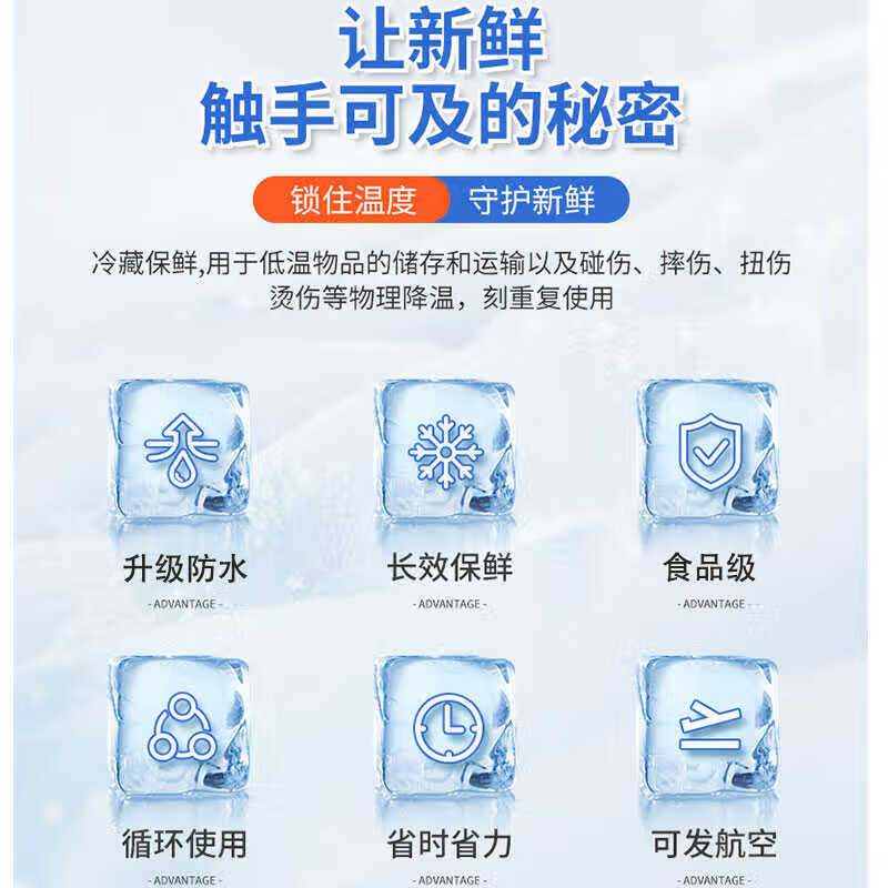 EPP insulated box commercial stall food grade canteen restaurant outdoor refrigerated box fresh foam box takeaway box black 21L single box (free ice bag) 1