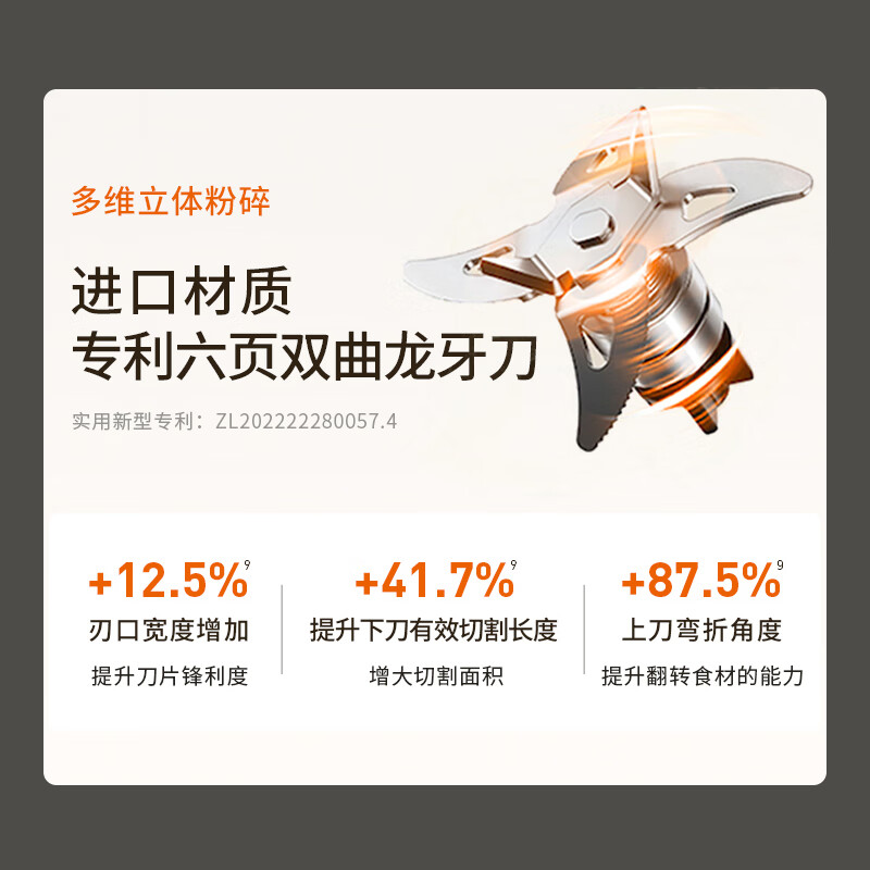 Joyoung space light sound cabin 41 decibels 1.6L wall breaker for 3-4 people fully automatic household soy milk machine noise reduction juicer cooking machine P938