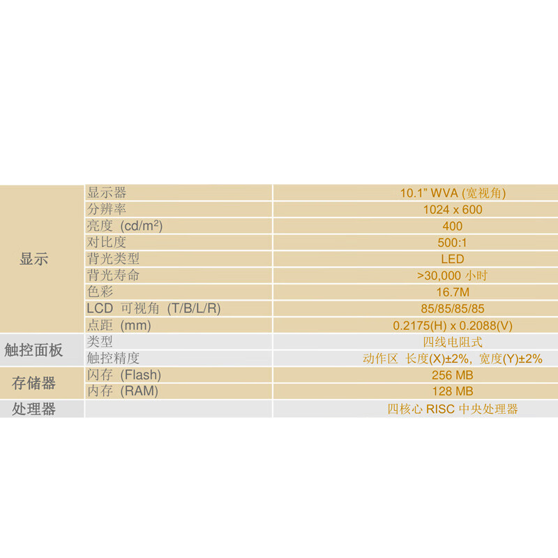 Wei Luntong 10.1-inch industrial-grade all-in-one touch screen human-machine interface HMI industrial display embedded automation workshop dust-proof and anti-fouling touch screen MT8106iE
