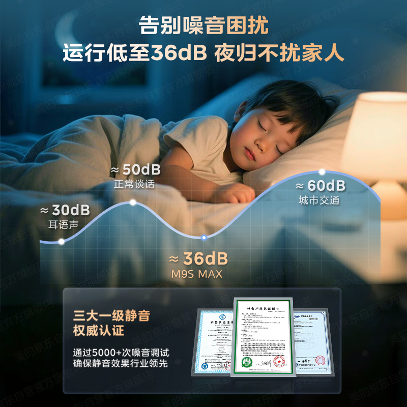 Midea Gas Water Heater No Cold Feeling Sleep M9S Supercharged Model 5A Level One Constant Temperature Level One Silence 16 Liters Natural Gas M9S Max Trade-In