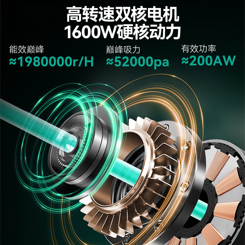 Meiling household vacuum cleaner high-power super suction industrial decoration beautiful seam land reclamation vehicle commercial hotel warehouse carpet powerful suction and mopping all-in-one vacuum cleaner