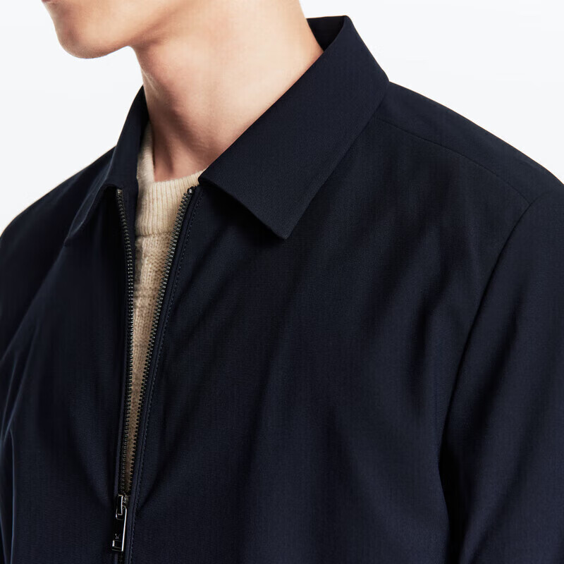 Jiumuwang Men's Jacket Graphene Warm Easy Jacket Autumn and Winter Business Lapel Executive Jacket Coat for Men