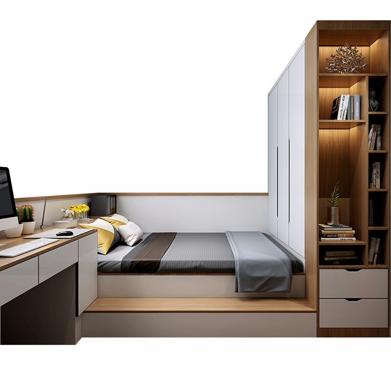 Mag Mag Mag tatami bed whole house customization modern simple lift tatami wardrobe combination prepayment