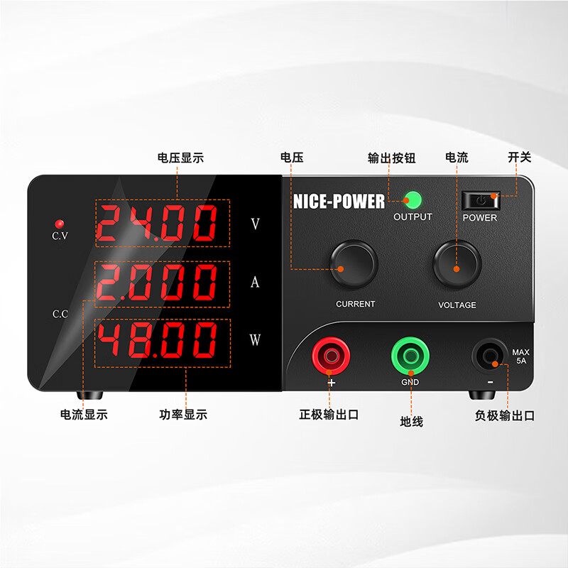 KUAIQU programmable DC regulated power supply 450W high power high precision 0~15V0~30A adjustable 485 programmable power supply