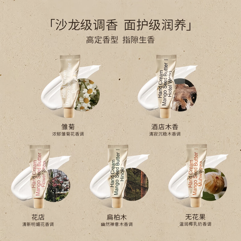 Chuangmeidai Korean Minimalist Fragrance Hand Care Gift Box Gift Women's Hand Cream Moisturizing Moisturizing Anti-Dry Crack Flower Shop