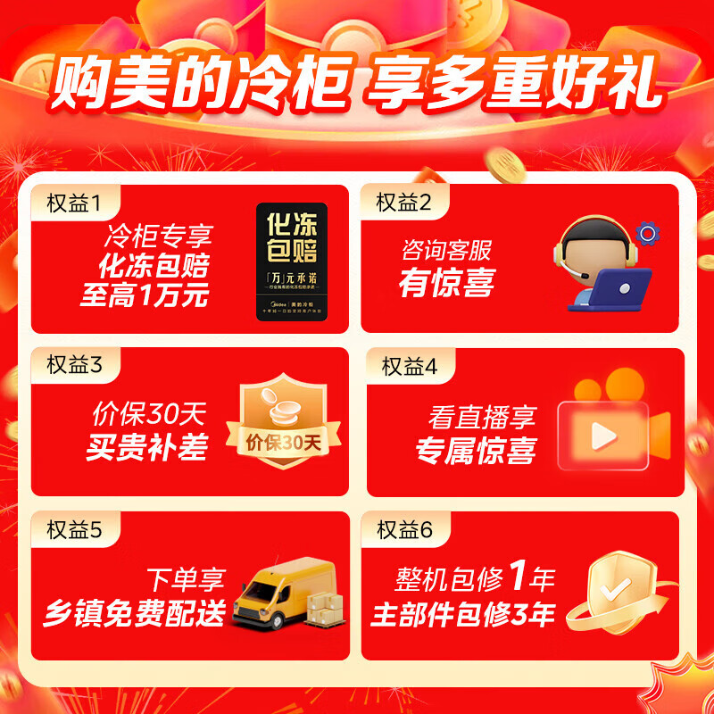 Midea 100/143/200/300 liter horizontal freezer freezer, home commercial windless low frost refrigeration and freezing, first-class energy efficiency, large capacity, small energy-saving freezer, hot-selling model, 80% frost reduction-- 200L titanium steel gray