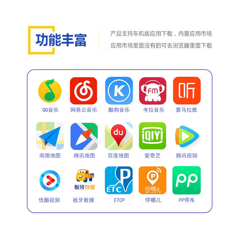 Suitable for 13, 14, 15 and 16 Toyota Vios car central control display Android large-screen navigation all-in-one machine. Standard configuration (including screen/frame/power cord). Install it by yourself. Basic model 4 cores 1+16G (optional for low demand)