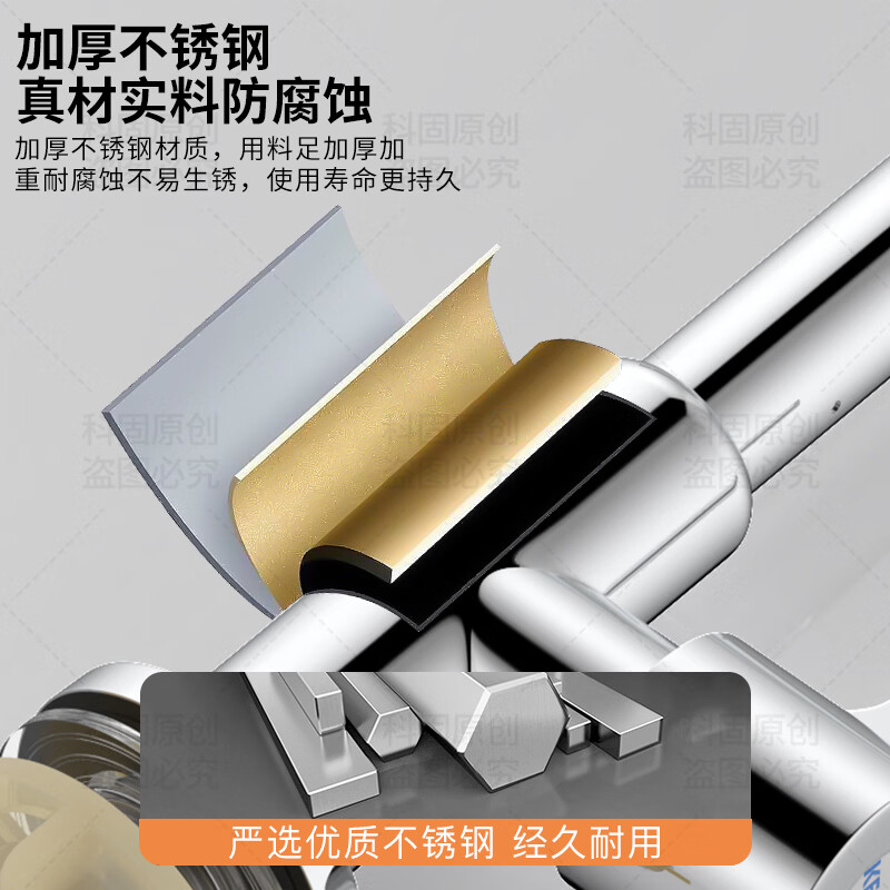 KEGOO single cold kitchen faucet wash basin sink sink balcony laundry pool high throw stainless steel faucet K2056