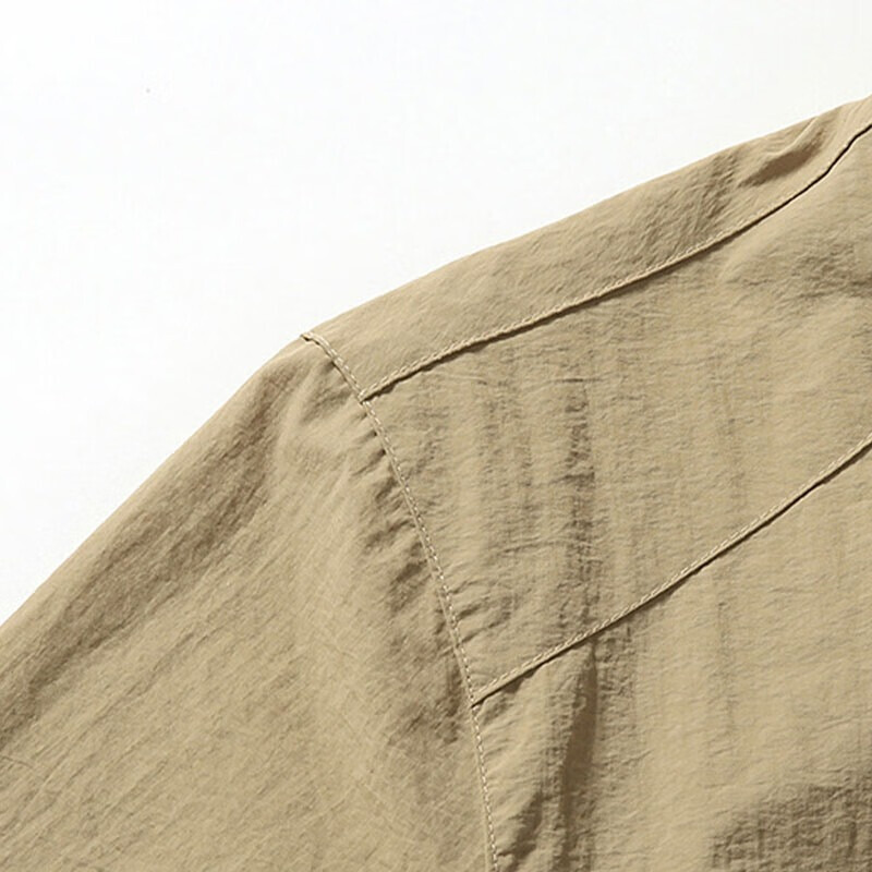 Delhui Jacket Men's Spring and Autumn Outdoor Sports Loose Casual Stand Collar Top Jacket Black Velvet 3XL