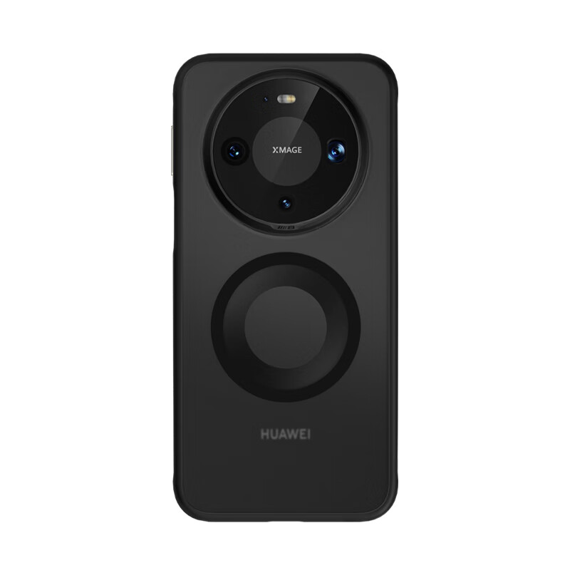 Mr. Blue Monkey is suitable for Huawei mate80/mate80pro mobile phone case, mate80/mate80pro protective case, orange label skin-feeling magnetic suction, skin-friendly and anti-fall mobile phone protective case, black