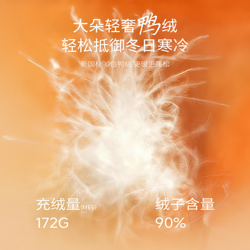 Xiangying Goose Yellow Cloud Down Jacket Women's 2025 Winter New 90 White Duck Down Hooded Loose Bread Jacket Light Yellow L 165/88A/110-125 Jin