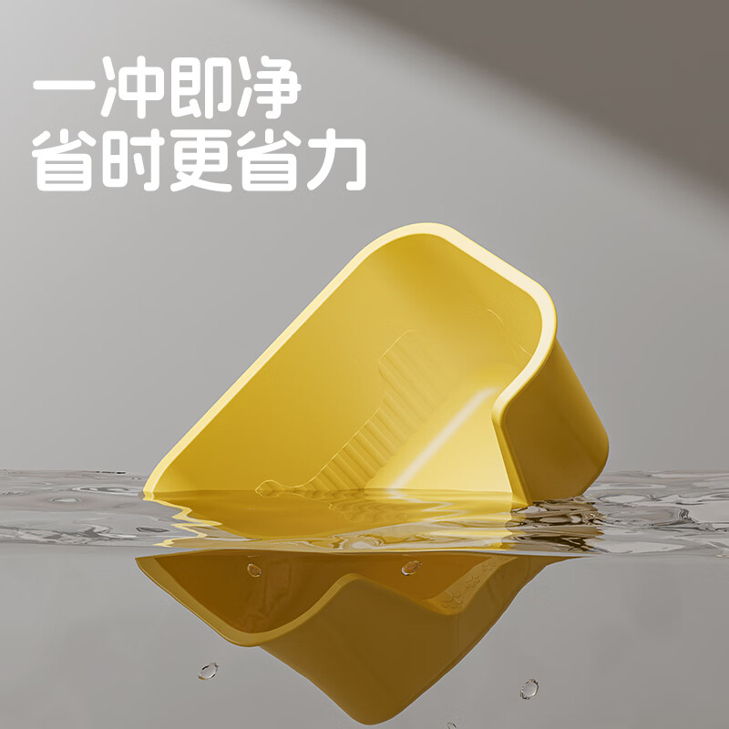 Fat Meow and Wonder cat litter box extra large 63CM open extra large cat toilet anti-splash pet cat litter box cat supplies