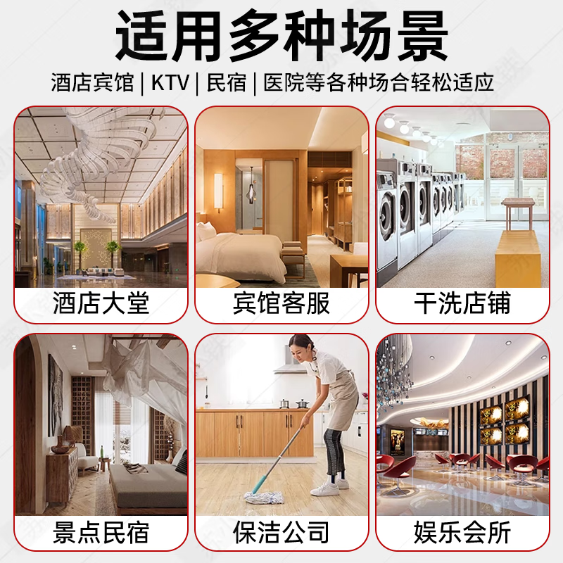 Su Xiaotie recycled linen cart, special cleaning stainless steel conical storage service cart for hotel guest laundry room, 4-inch carpet wheel-integrated welding, thickened blue 4 tubes, integral welding model