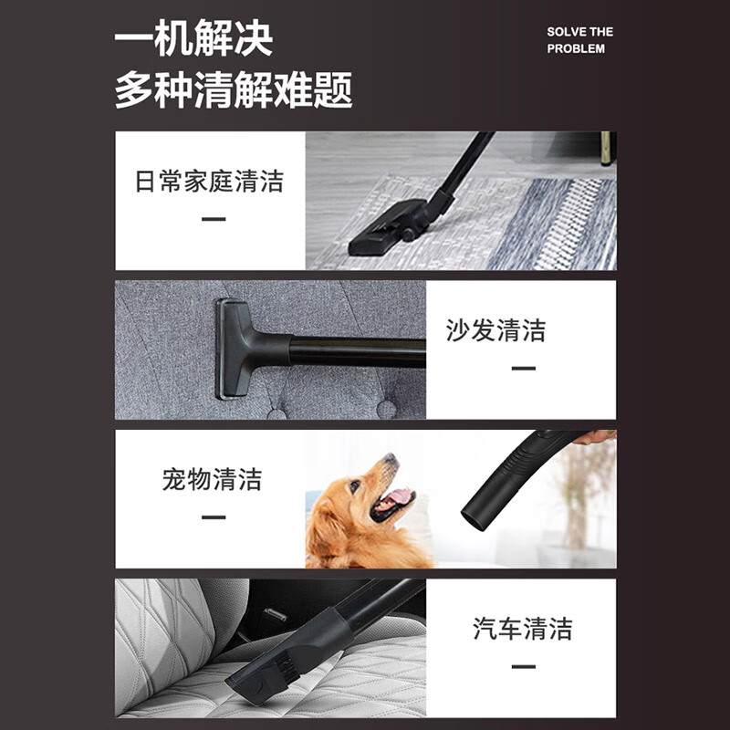 Haier bucket vacuum cleaner household large suction multi-function one-click cord retracting wasteland cleaning commercial vacuum cleaner holiday gift HZ-T615Rpro