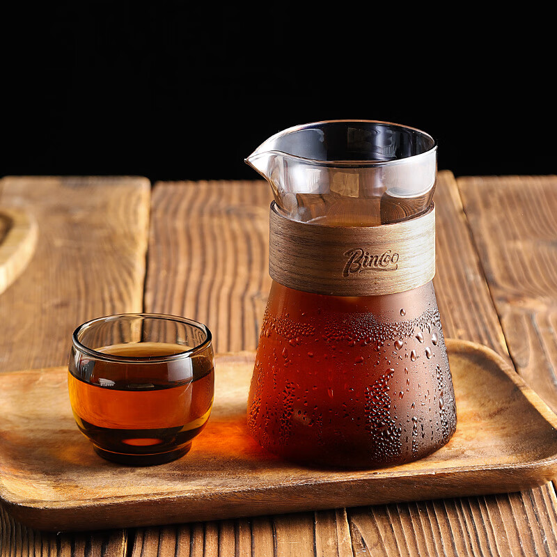 Bincoo coffee sharing pot hand-brewed coffee set glass pot Japanese hanging ear coffee cup cold brew pot tasting cup