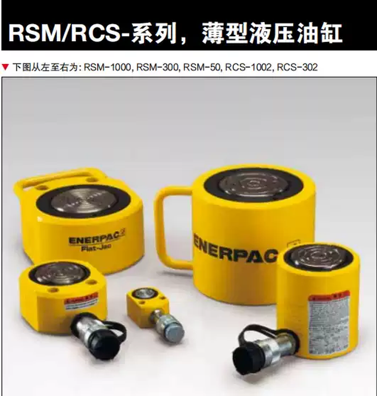 Enpac Enpac hydraulic jack thin hydraulic cylinder RSM series RSM50/RSM100/RSM200/ RSM50