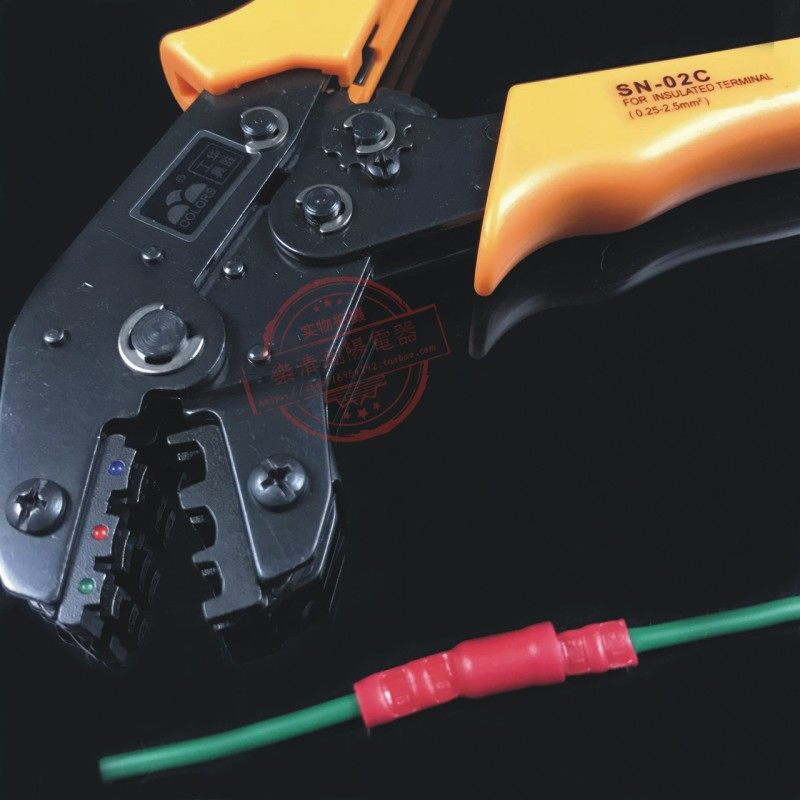 Hanyang MPD1.25-156 male pre-insulated terminal block 1000 pieces/pack five colors 1-156 yellow female head丨0.5-1.5 square丨1000 pieces