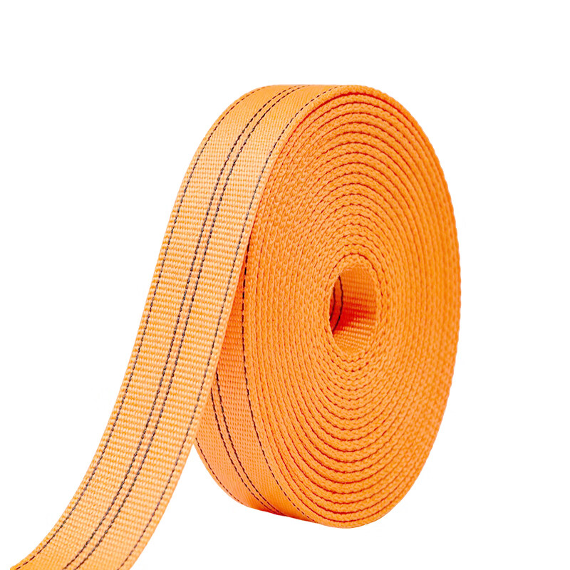 Truck binding belt, strong, high-strength, wear-resistant brake tow rope, moving and carrying belt, braided wide flat belt pull rope, cargo load-bearing nylon rope 4CM wide and 10 meters long