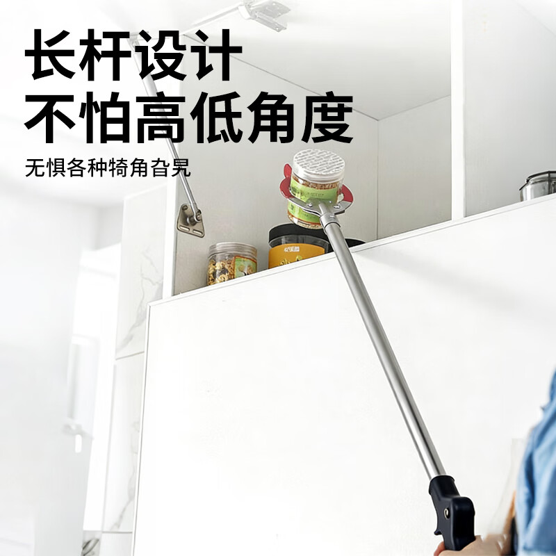 Andatong garbage clip picker, special stainless steel for picking up garbage, extended bend-free picking up clip for sanitation workers, household outdoor park garbage pliers, 92cm one pack