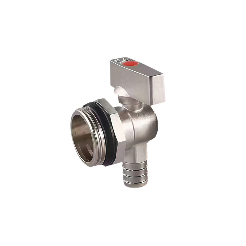 Weigusi floor heating floor heating water distributor drain valve radiator drainage exhaust sewage valve pressure reducing valve unit black hand wheel 1 inch copper nickel plated drain valve