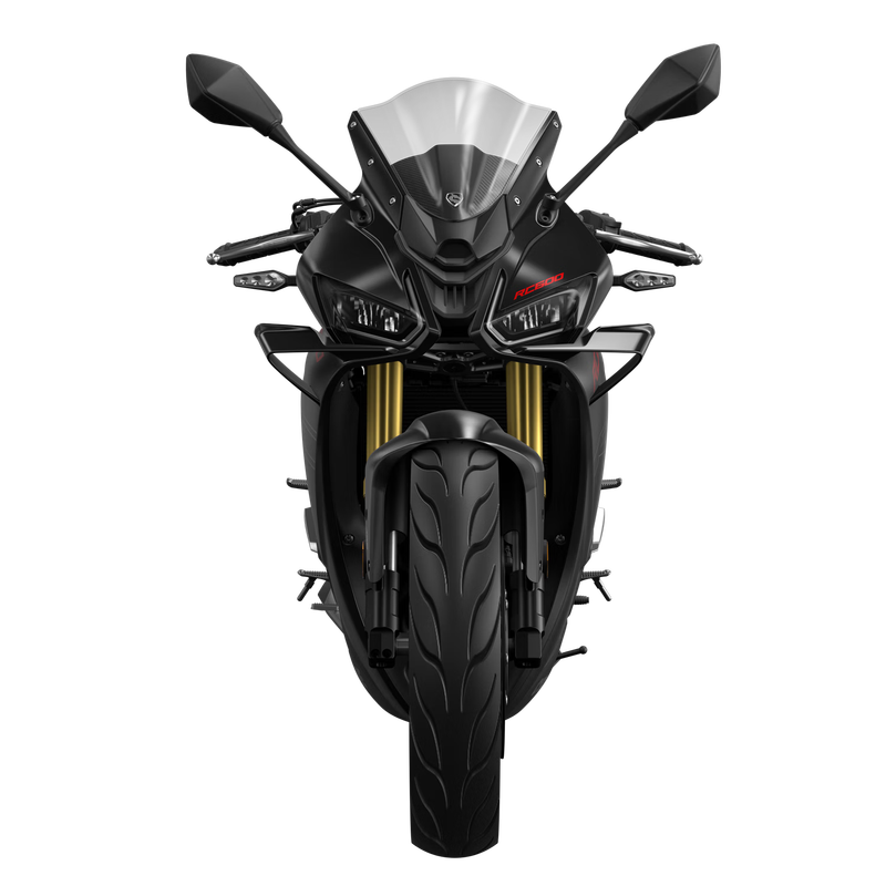 Zongshen Seikelong RC600 large displacement imitation racing fuel motorcycle intelligent water-cooled passionate sports car universe black sports version