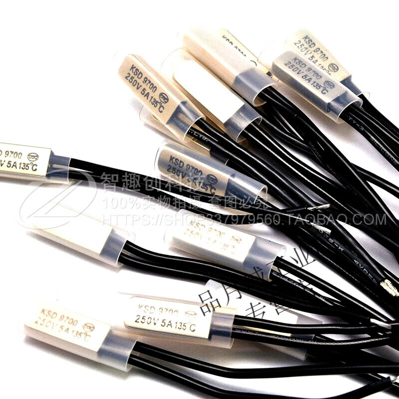 KSD9700 temperature control switch 12/220V bimetallic temperature control thermal protector normally open normally closed 45-155 40 normally open