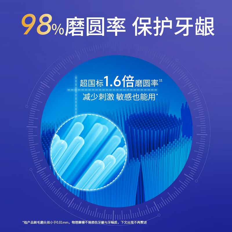 ApaCare toothbrush for men, powerful whitening, smoke stain removal, anti-tartar, high-end adult medium-hard bristle toothbrush, 6 pack