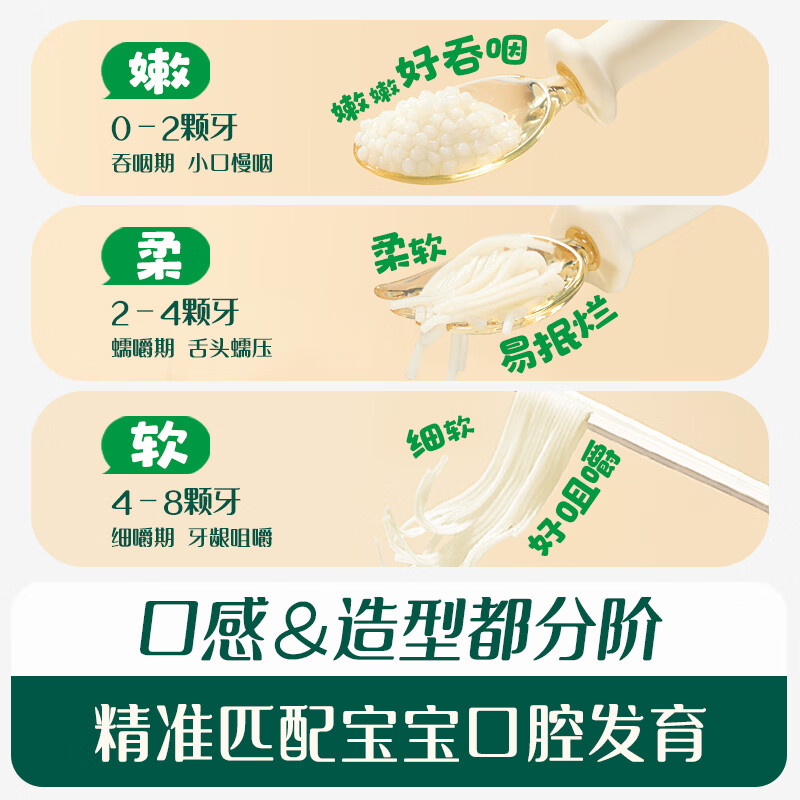 Ying's Infant Calcium Iron Zinc Noodles Original Flavor 200g Baby Food Complementary Noodles Children's Noodles Breakfast Noodles Purchasing and Sales Inspection Factory