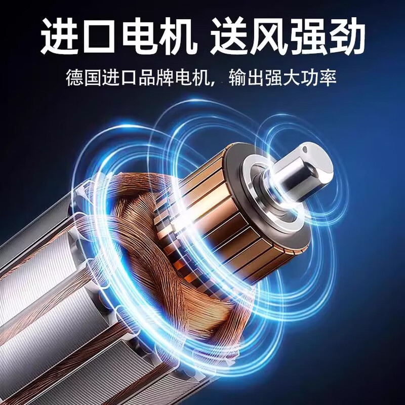 Jingyouyu industrial-grade hot air gun high-power high-temperature small baking gun film beautiful seam heat shrink tube woodworking edge banding hot air machine 2500W upgraded model (two-speed temperature adjustment)