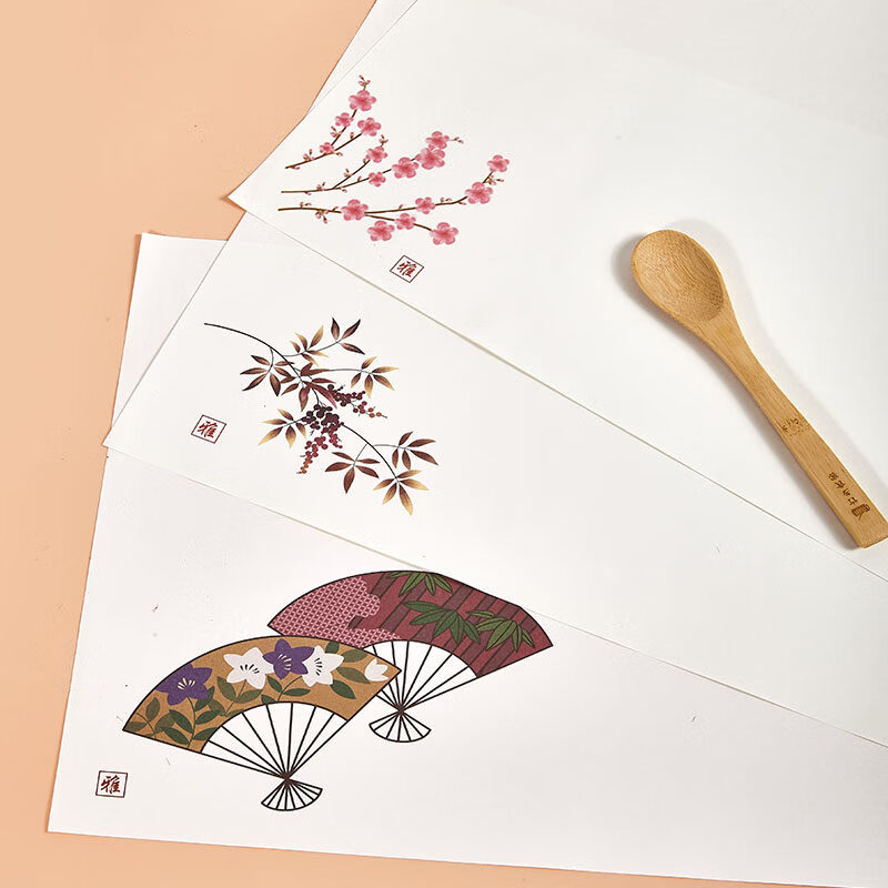 GEFUYA placemat paper Japanese style dinner plate paper hotel western restaurant pub Japanese food shop table paper Hakusan