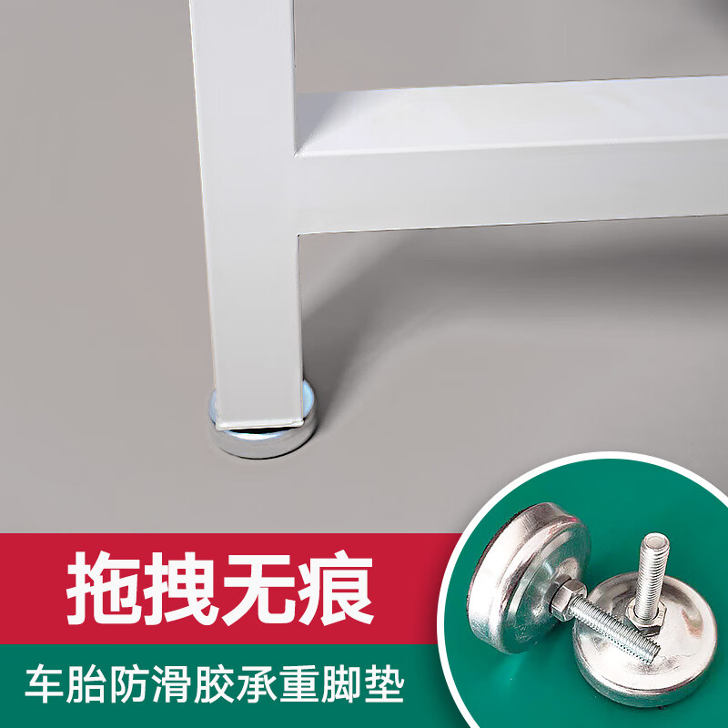 Laboratory stainless steel operating table workbench Customized stainless steel loading table upgrade 24010075_201 stainless steel clad wooden board + iron table legs upgrade