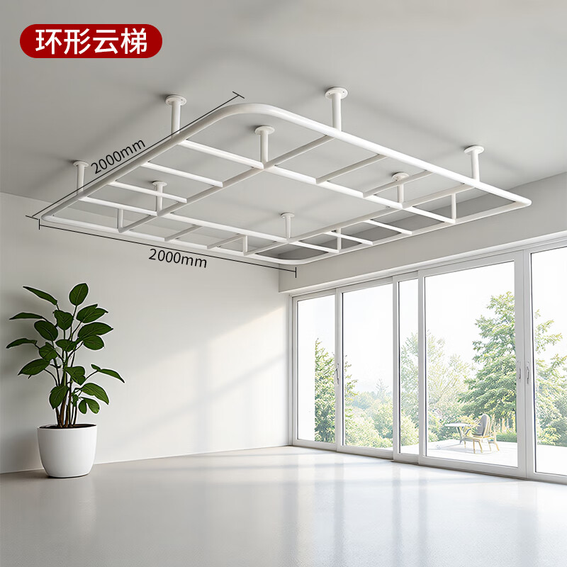 Feilongniao (FEILONGNIAO) indoor wall-covered beam ladder climbing frame horizontal bar pull-up family children's hanging equipment integrated combination frame circular ladder